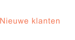 Nieuwe klanten